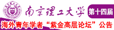 日美女日逼视频南京理工大学第十四届海外青年学者紫金论坛诚邀海内外英才！